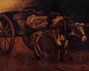 文森特 威廉 梵高 : 红和白的牛车